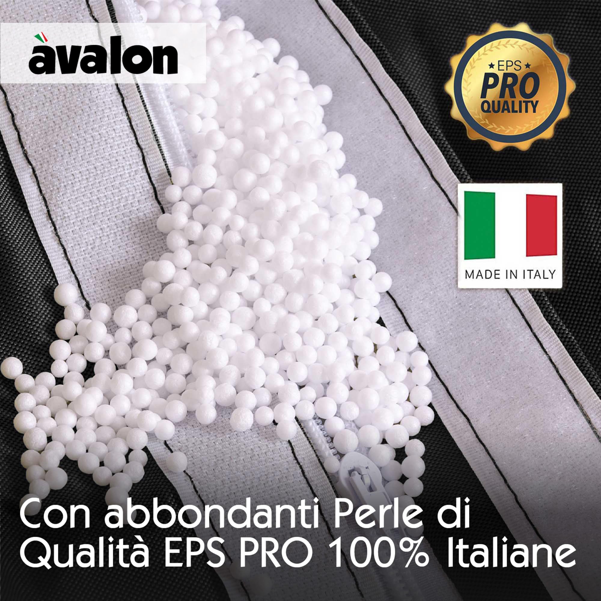 Avalon - Pouf Poggiapiedi CUBO Jive, Puff Poggiapiedi Divano quadrato, Pouffe Imbottito in Tessuto Tecnico Resistente e Antistrappo, Comodo e Impermeabile, Made in Italy (45cm-Corda)