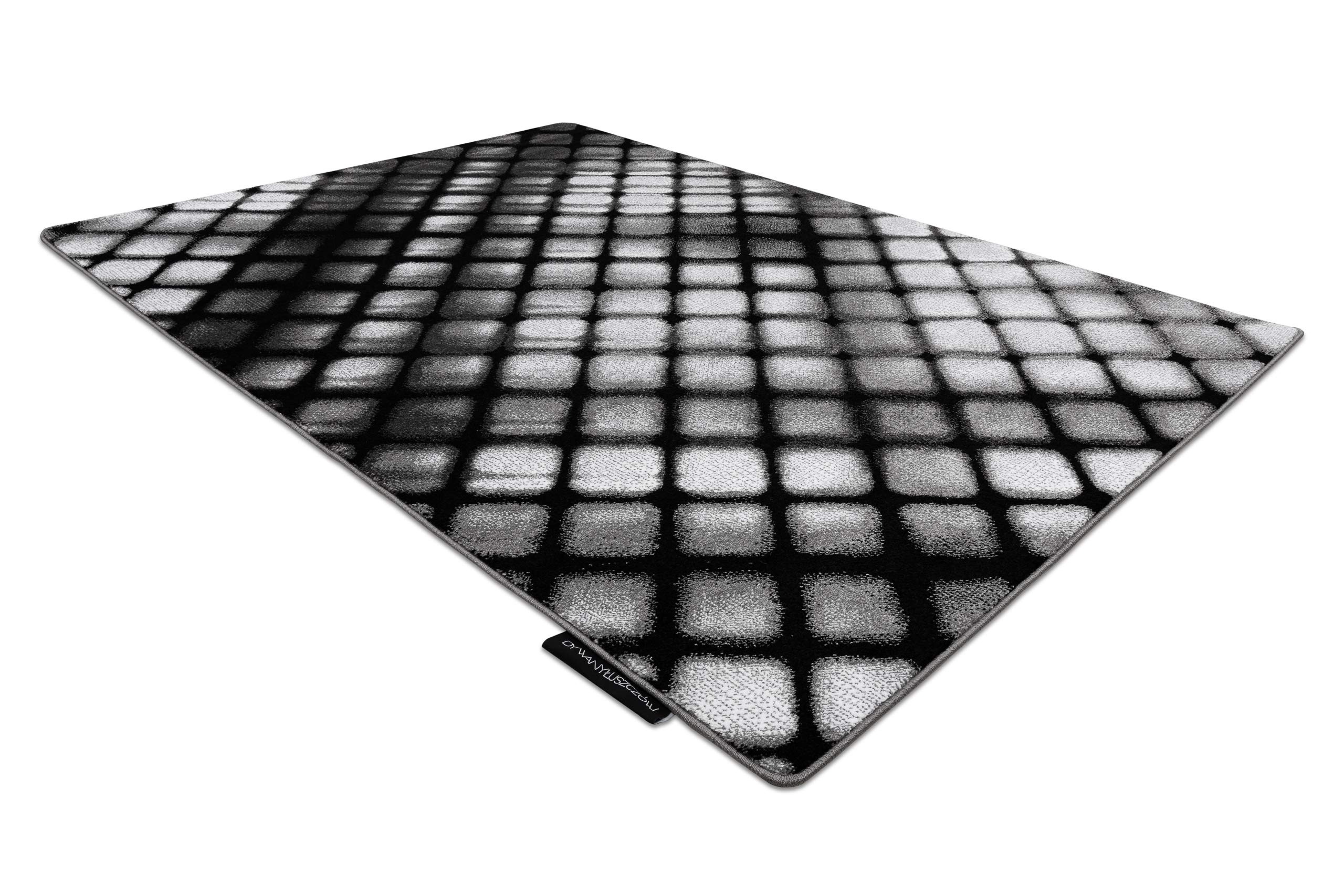 Dywan INTERO Reflex 3D kratka szary 140 x 190 cm szary