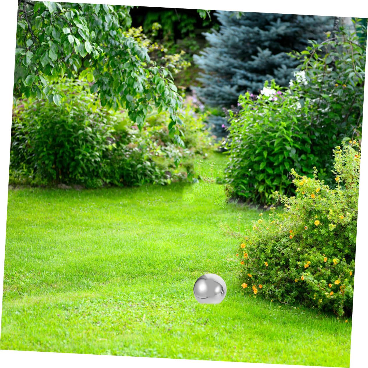 Sfere Specchio da Giardino 6 Pezzi in Acciaio Inossidabile
