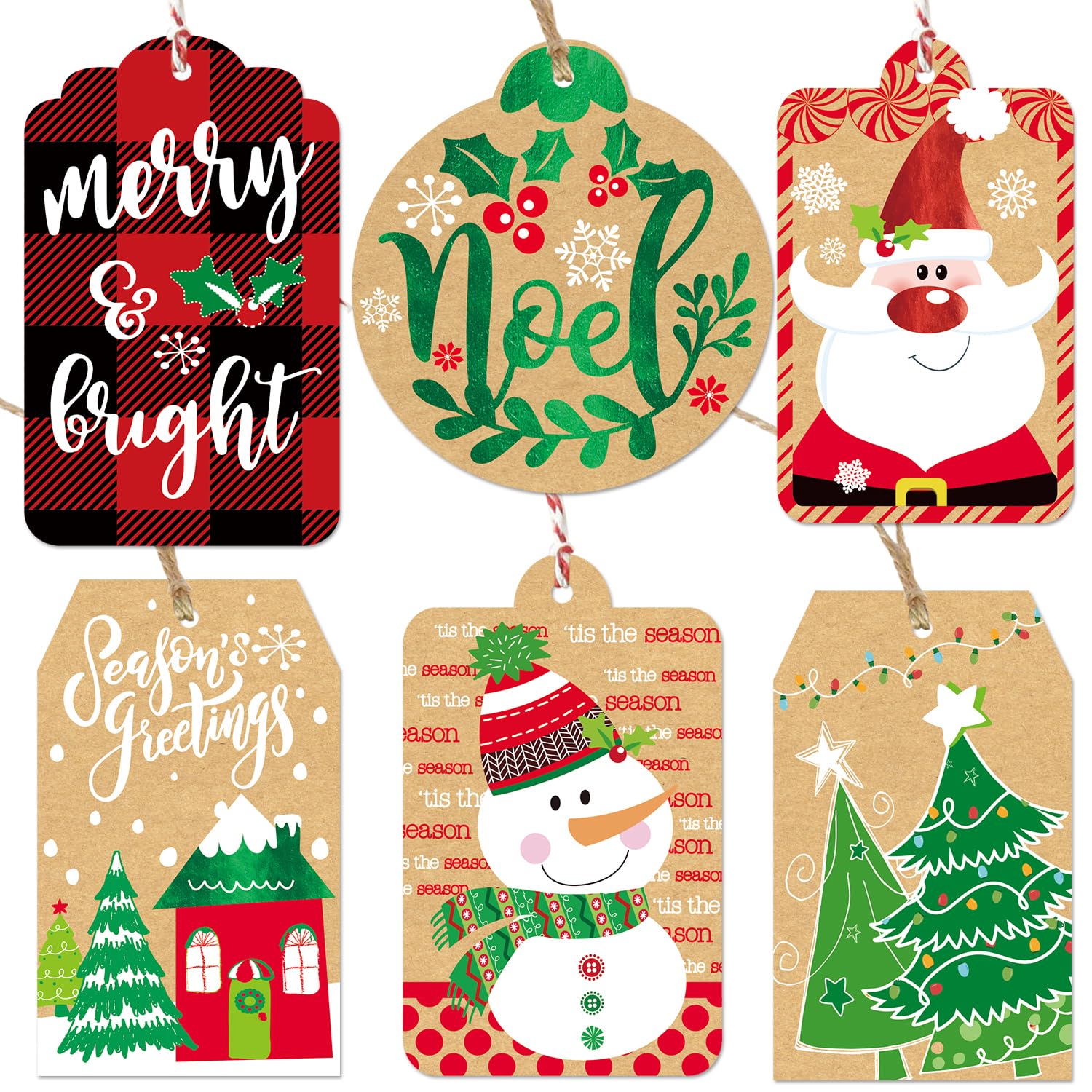 Amazon.com: Christmas Gift Tags 60 Count with Untied String (15 Assorted Foil, Printed Designs for Xmas Holiday Present Wrapping) : Health & Household amazon-com-christmas-gift-tags-60-count-with-untied-string-15-assorted-foil-printed-designs-for-xmas-holiday-present-wrapping-health-household
