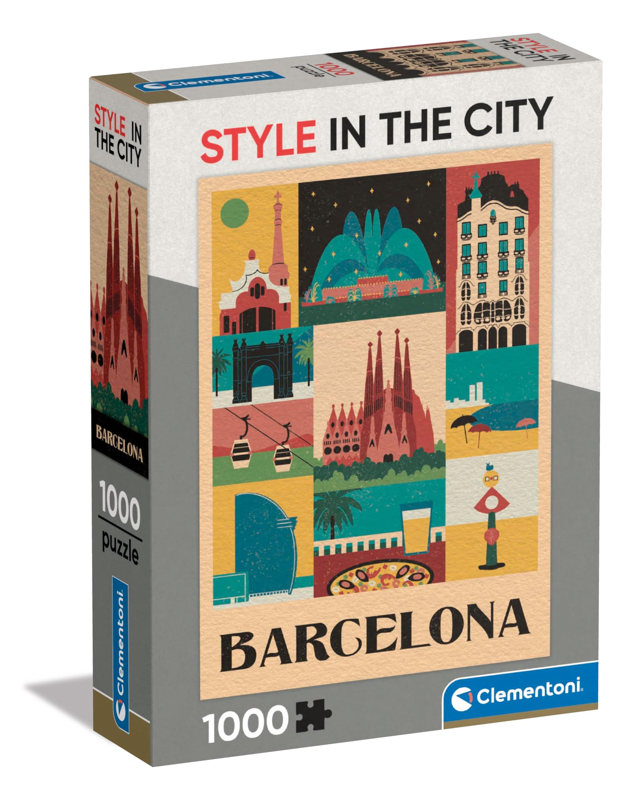 Clementoni 1000 el. Compact Barcelona [PUZZLE]