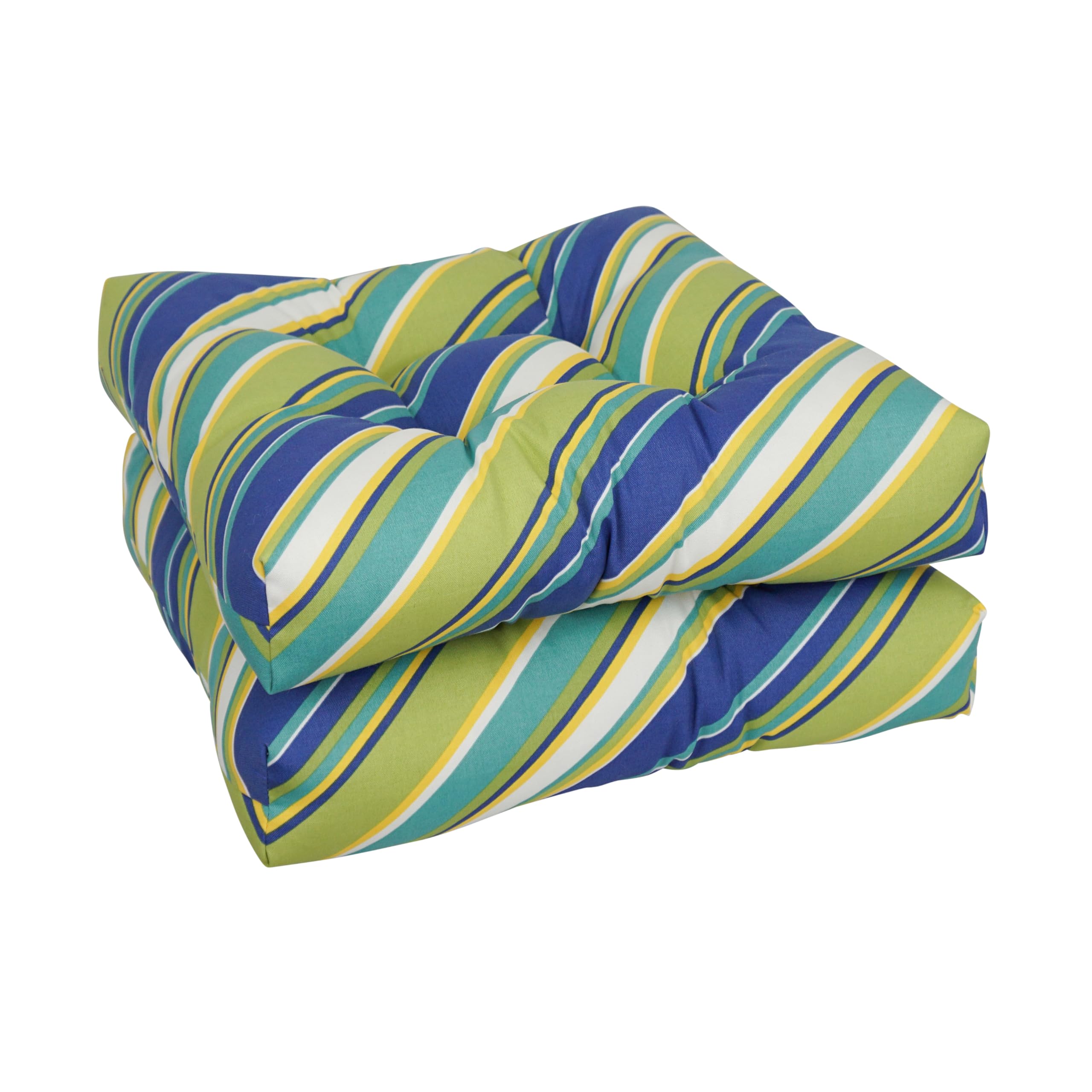 19-Inch Squared Polyester Outdoor Tufted Dining Chair Cushions (Set Of 4) 94005-4Ch-Od-104