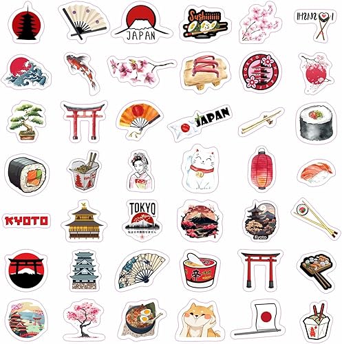 Miniatura 29 de BulbaCraft 100 calcomanías de Italia para álbumes de recortes, calcomanías italianas, calcomanías de Roma, calcomanías de viaje para diario, álbum