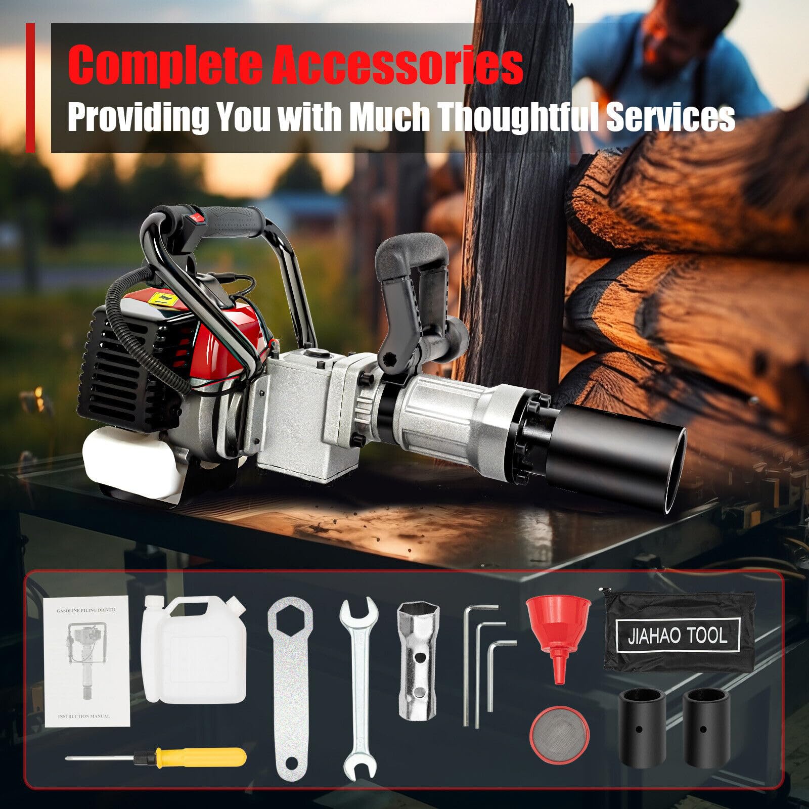BYCON Professionele Benzine Palenrammer 45-120mm Set met 5 adapters Kopen | Kippers Rijssen