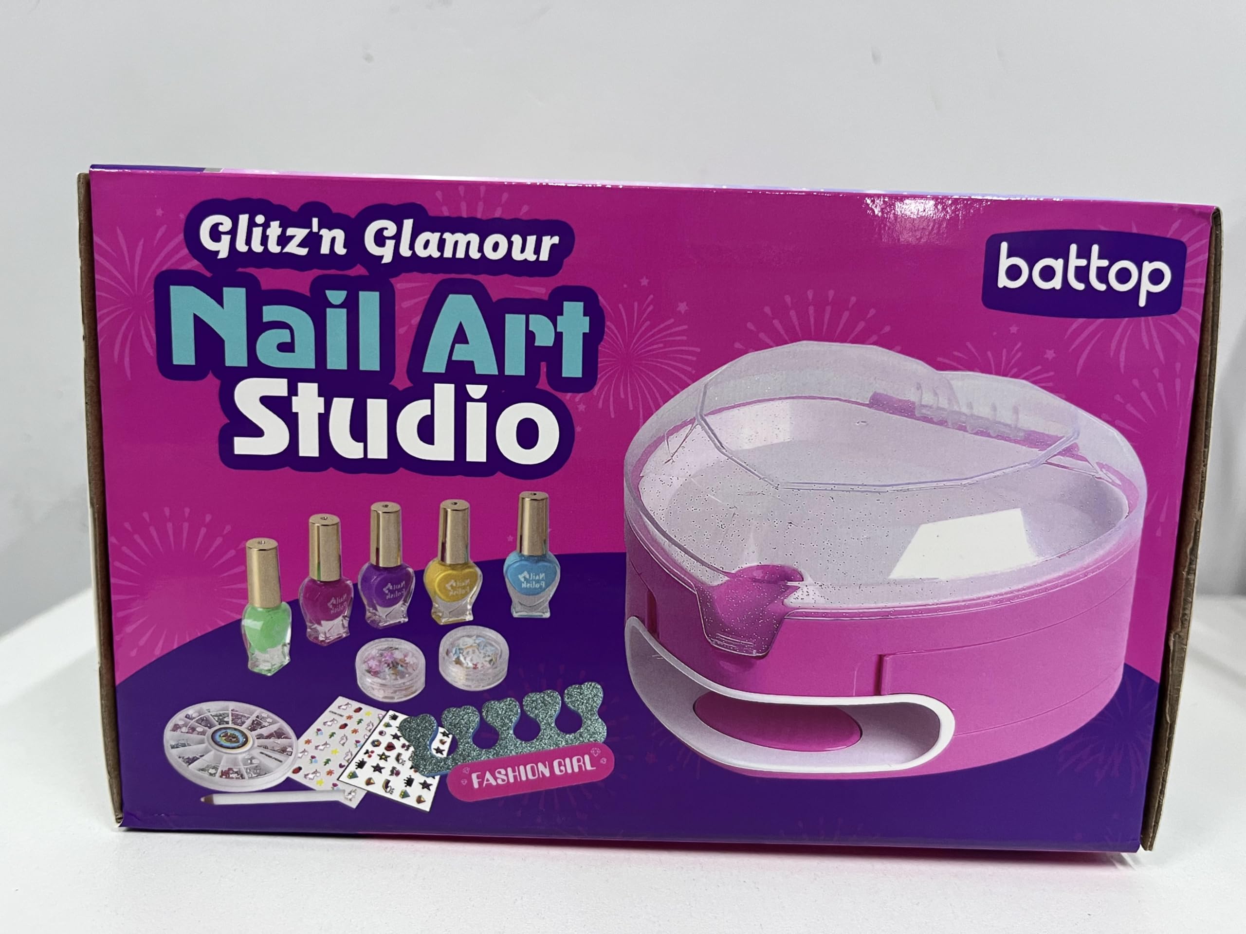 Kit per Nail Art per bambini set di smalti per ragazze giocattoli età 6 7 8 9 10 11 12 bambini unghie set di vernice unghie salone artigianato kit per ragazze compleanno regali di Natale