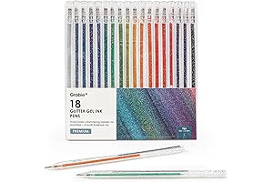 Grabie Glitter Gel Ink Pens, Shimmering Expressions for Your Soul