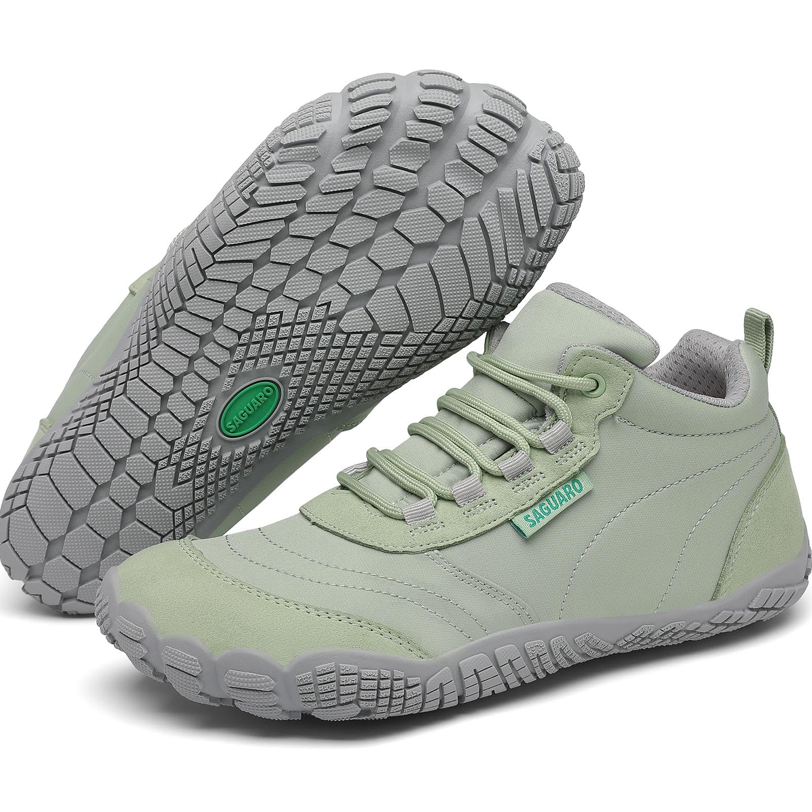 SAGUARO Zapatillas Barefoot Hombre Zapatillas Minimalistas Mujer Zapatillas de Trail Running Antideslizantes Zapatos Barefoot Calzado Descalzo con Suela Zero Drop, EU Gr.36-48