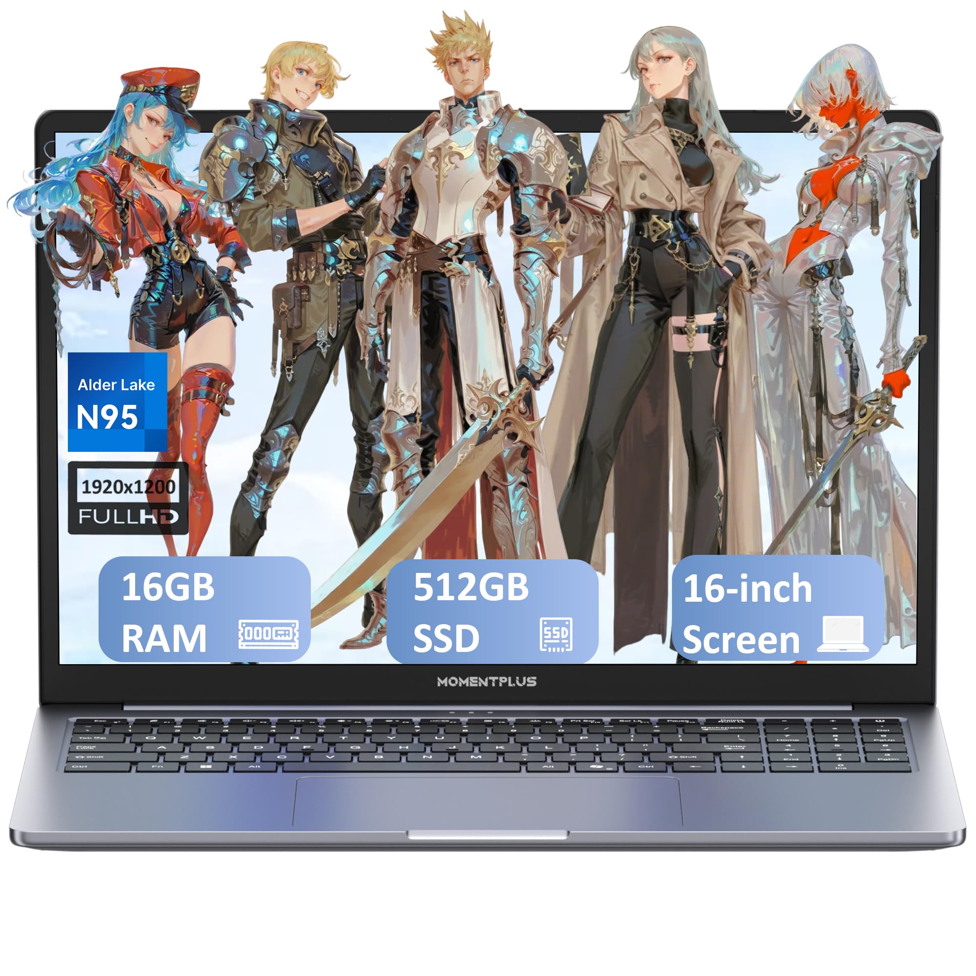 Amazon.com: MOMENTPLUS Laptop Computer 16 Inch 11 Pro, Alder Lake