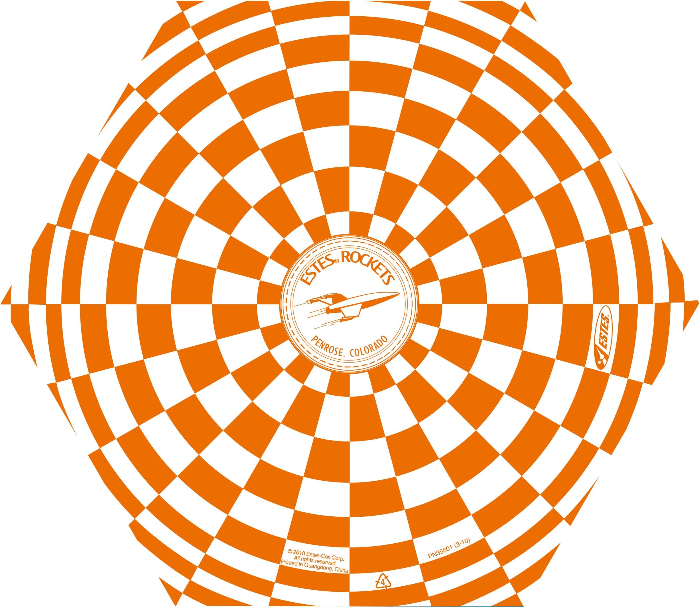 Estes 9944 12" Printed Parachute (Pack of 12)