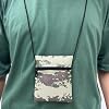 Single Pocket Zippered Drawstring Longitudinal Suspended Military Wallet 12 cm - FC613
