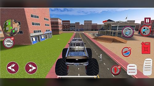 Police Monster Truck Car Simulator, Police Hero Cop Gangster Mafia Crime Chase, Rescue Mission 3D – vue 4