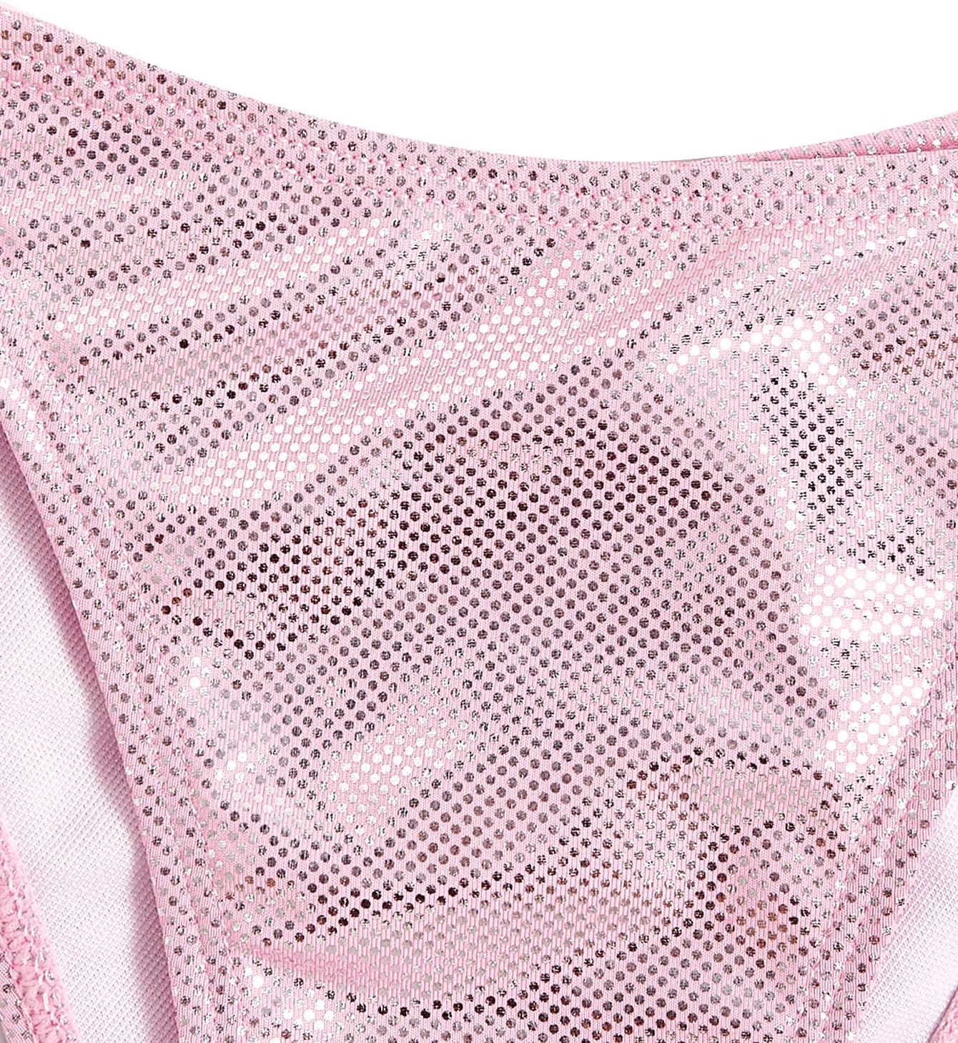 Verdusa Women's 2 Piece Bathing Suit Glitter Triangle Top Tie Side Thong Bikini Swimsuits - Image 7