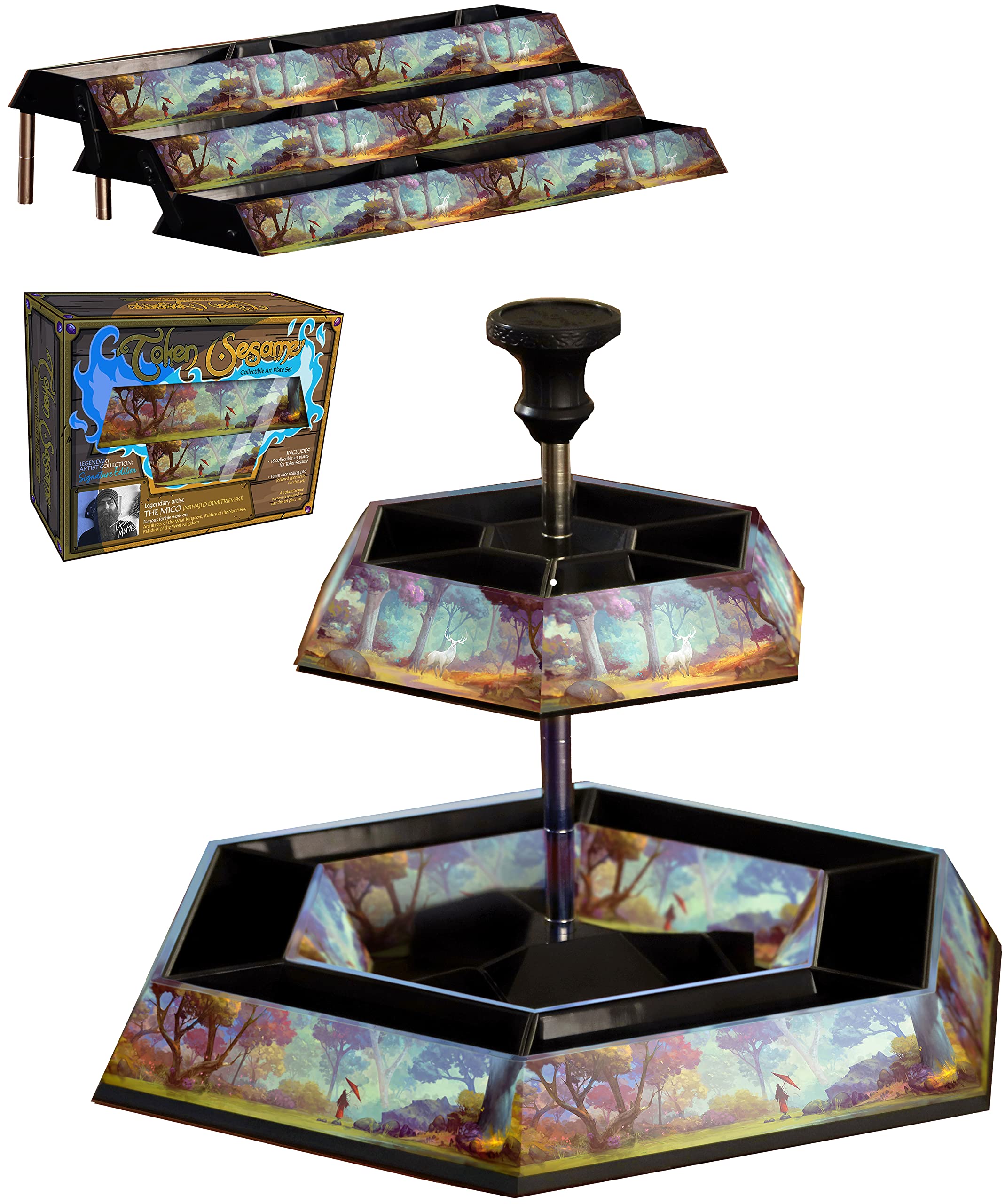 Token Sesame - Modular Board Game bit Organizer (Forgotten World by Matthew Mizak)