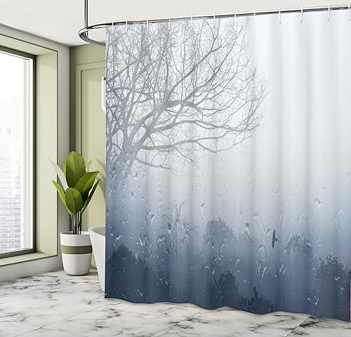 Miniatura 3 de Cortina para regadera de escena lluviosa