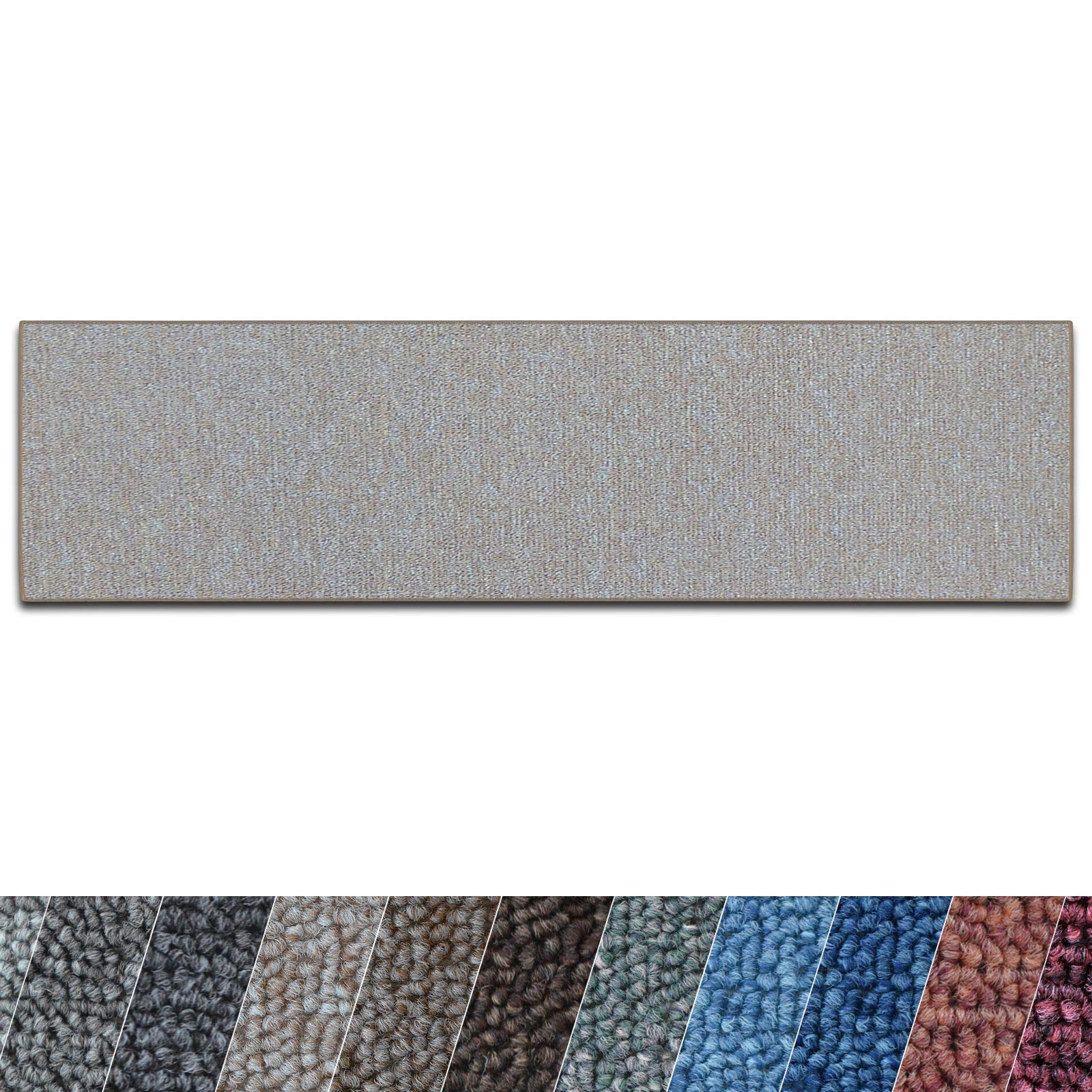 Casa Pura Beige Carpet Runner For Hallway - Non-Slip Kitchen Runners Made To Measure | Action-Backed Runner Rugs | Matching Stair Treads | - 66 X 250 Cm