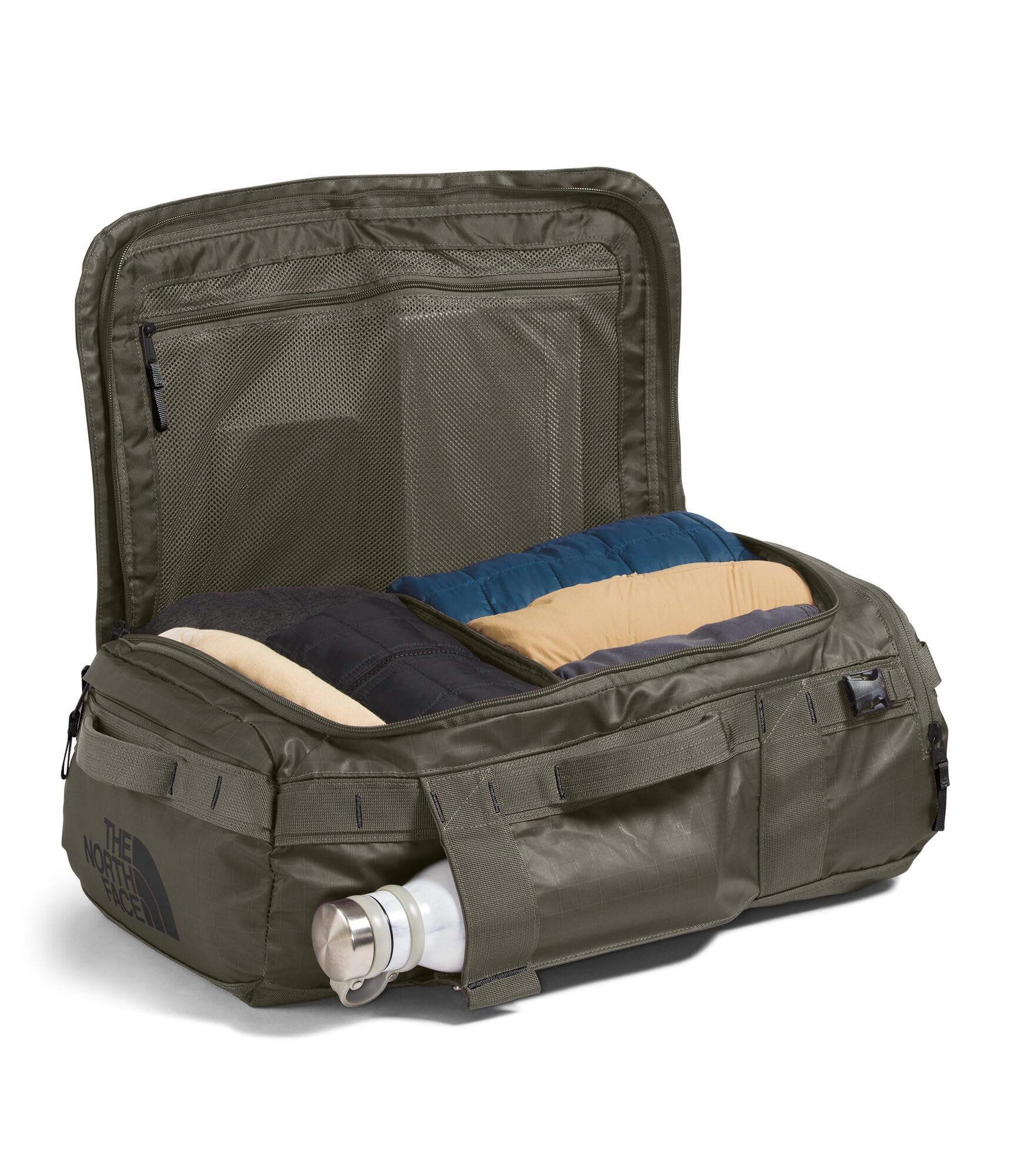 THE NORTH FACE Unisexe Base Camp Voyager 32L Duffel New Taupe Green/TNF Bla