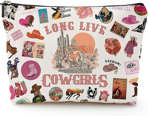 NONETH The Singer 1989 - Bolsa de maquillaje para fanáticos de Taylor, regalos de cumpleaños para mujeres y niñas para TS Swiftes, Blanco