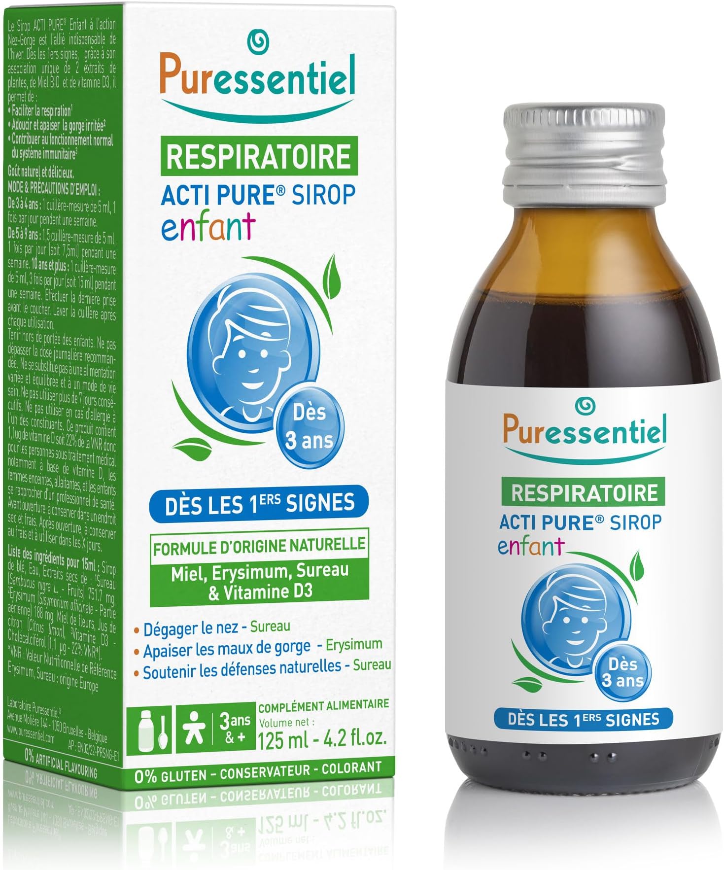 Acti Pure Respiratory Kids Syrup 125ml 3 Years+