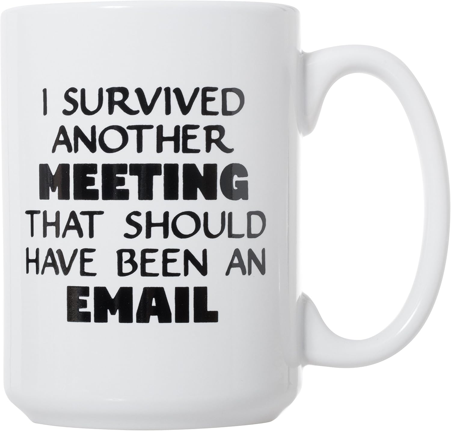 Frее Shірріng оƒƒеr I Survived Another Meeting That Should Have Been An Email - WFH Work From Home Office Company - 15oz Deluxe Double-Sided Coffee Tea Mug Crеаtіvе Prоduсt I Survived Another Meeting That Should Have Been An Email - WFH Work From Home Office Company - 15oz Deluxe Double-Sided Coffee Tea Mug