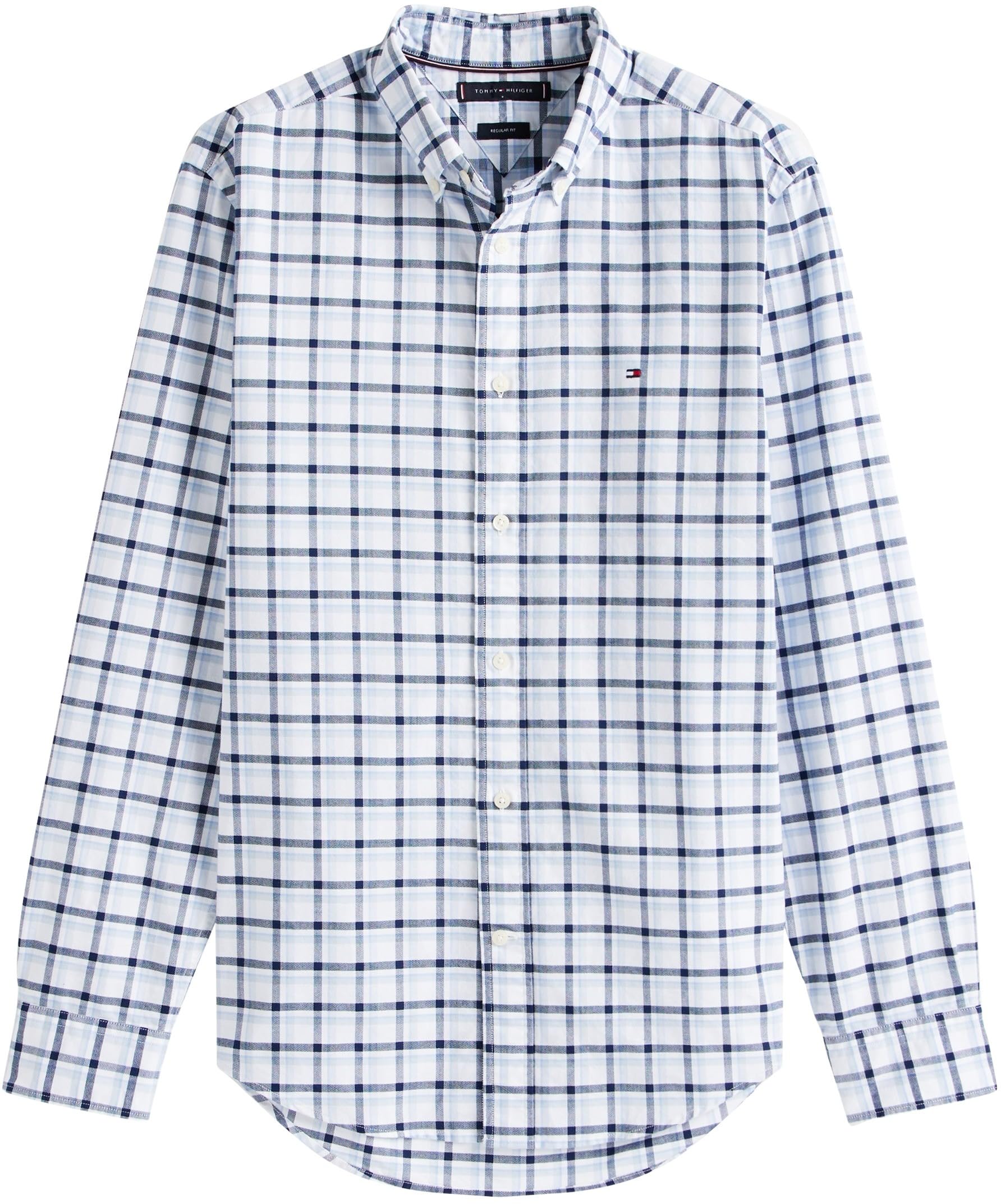 Tommy Hilfiger Herren Hemd Heritage Oxford Easy Check Regular Fit