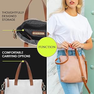 Bree Crossbody (Bone) | Vegan Leather Handbag with Crossbody strap