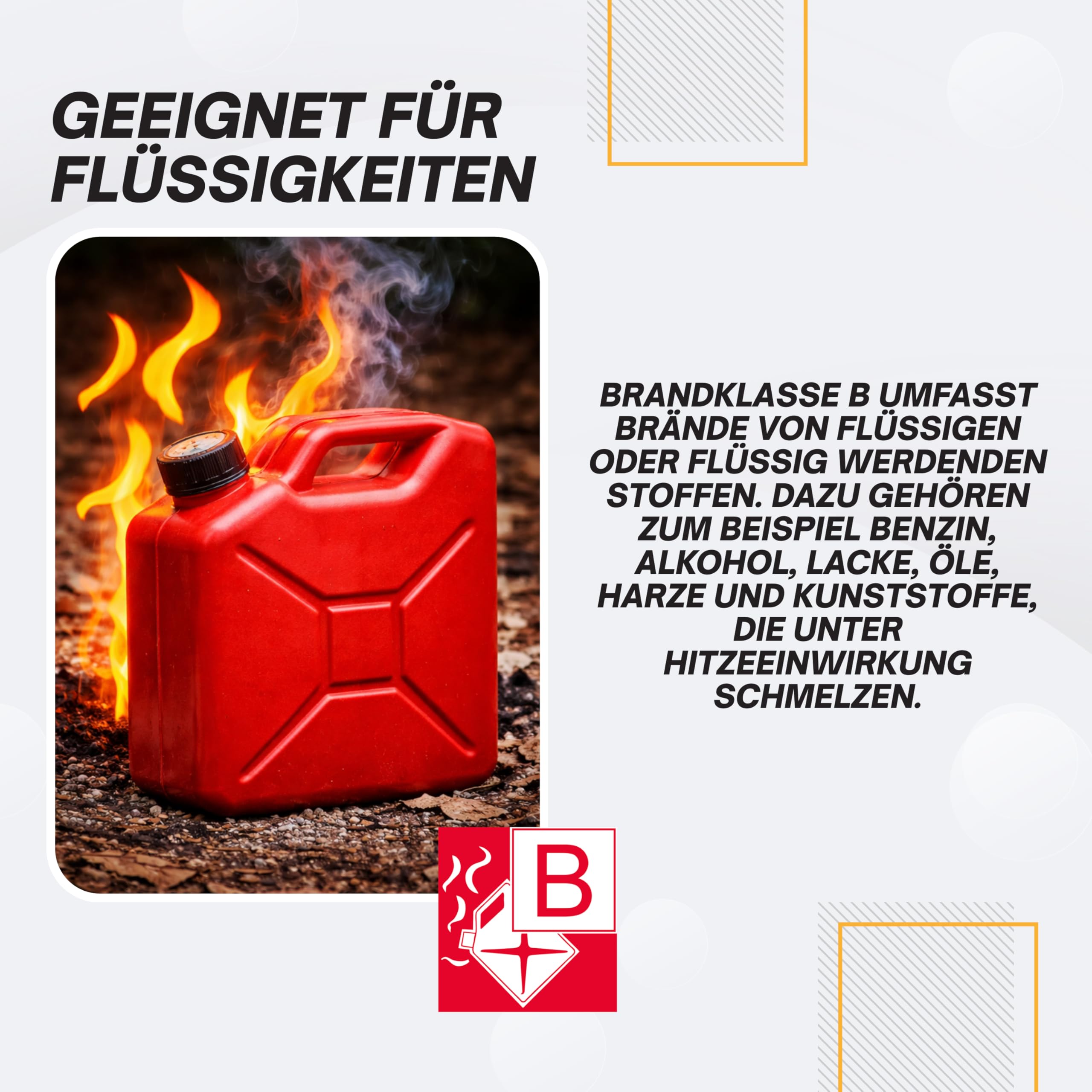 CO2 Feuerlöscher, 5kg Kohlendioxid, Löscher für elektrische Anlagen & EDV nach DIN EN 3 inkl. Instandhaltungsschild und Wandhalter