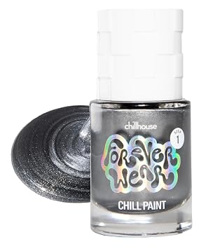 Chillhouse - Forever Wear, Chill Paint Step 1 - Miss Machina Chrome - Nail Polish - Use with Magic Finish Top Coat Only - Nail Care As You Wear - Latina Founded & Women Owned - Beauty & Self Care