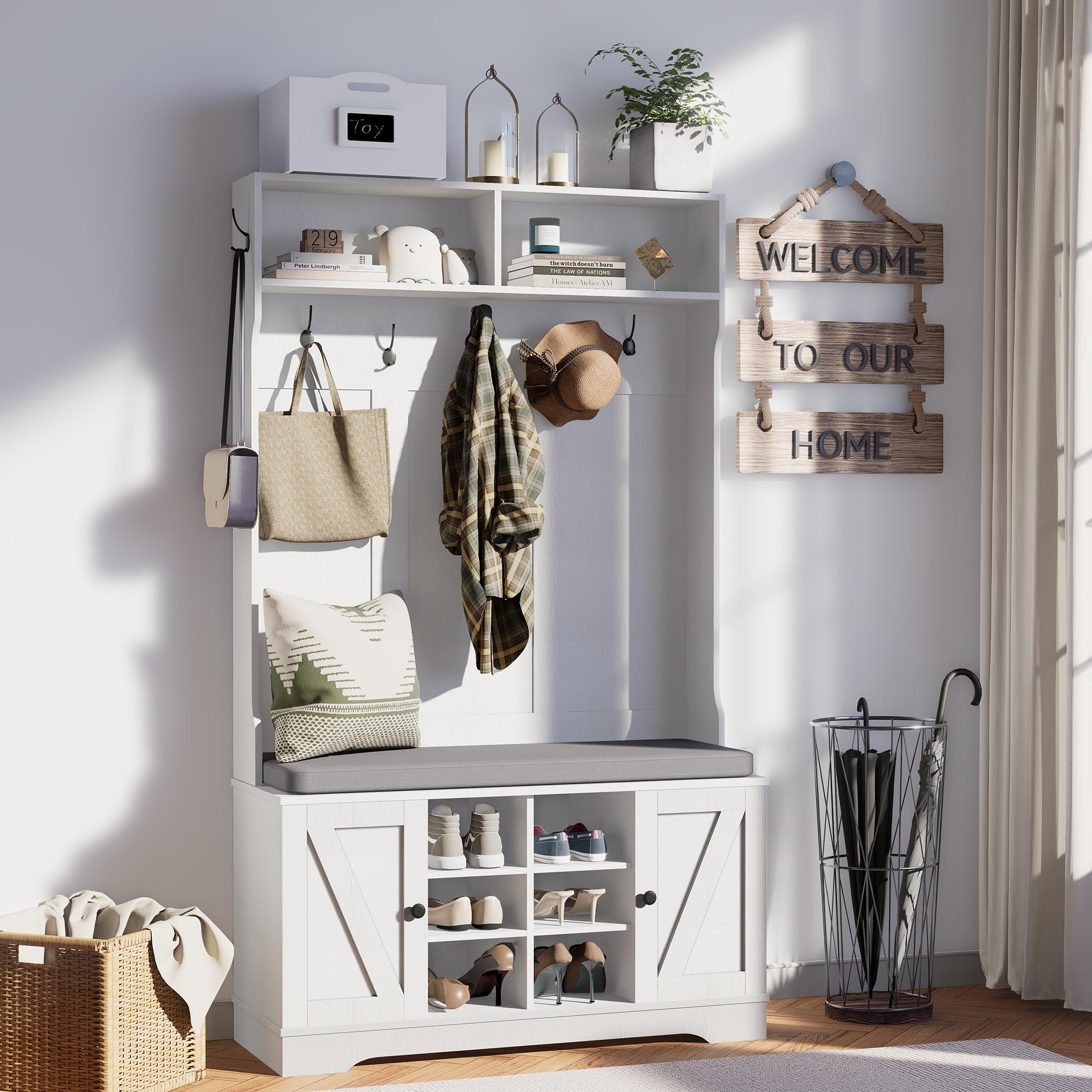 spanspace Cushioned Hall Tree