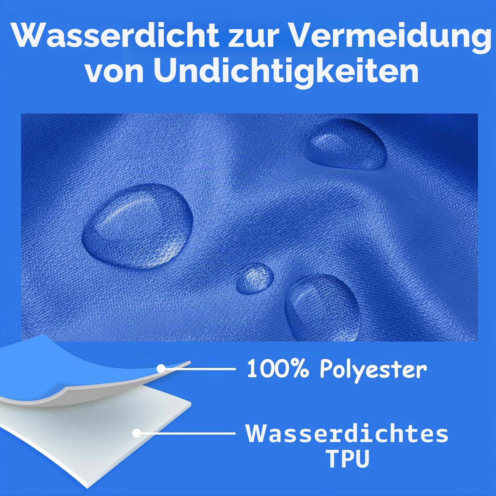 LittleForBig Waschbarer Verstellbarer Wiederverwendbarer Wasserdichter Primärer Komfort Stoffwindel Überhose Bezug für Erwachsene Einheitsgröße Dunkelblau