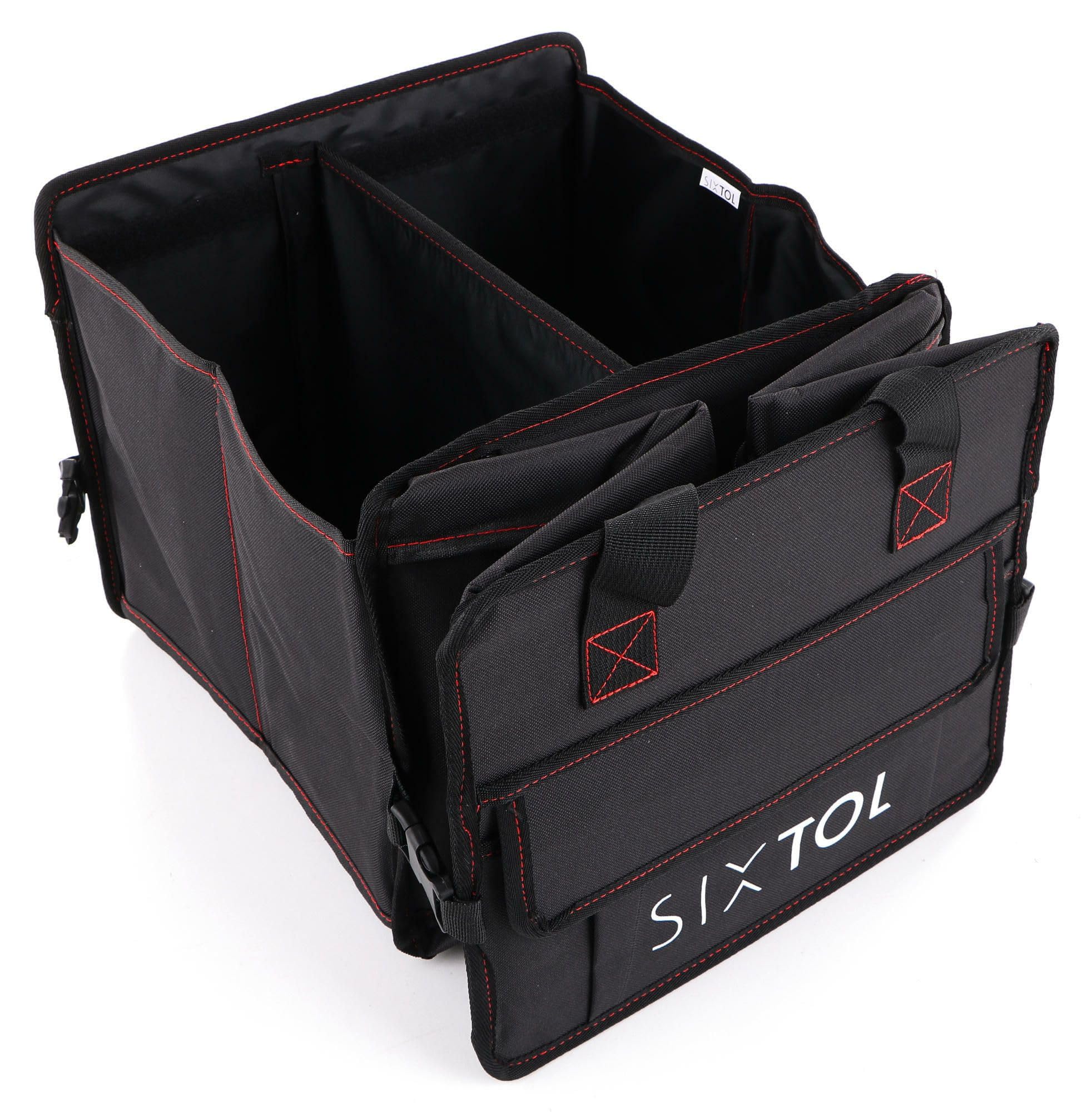 CAR COMPACT 5L THERMO | Organizer da bagagliaio pieghevole con borsa termica da 18L | 5 scomparti