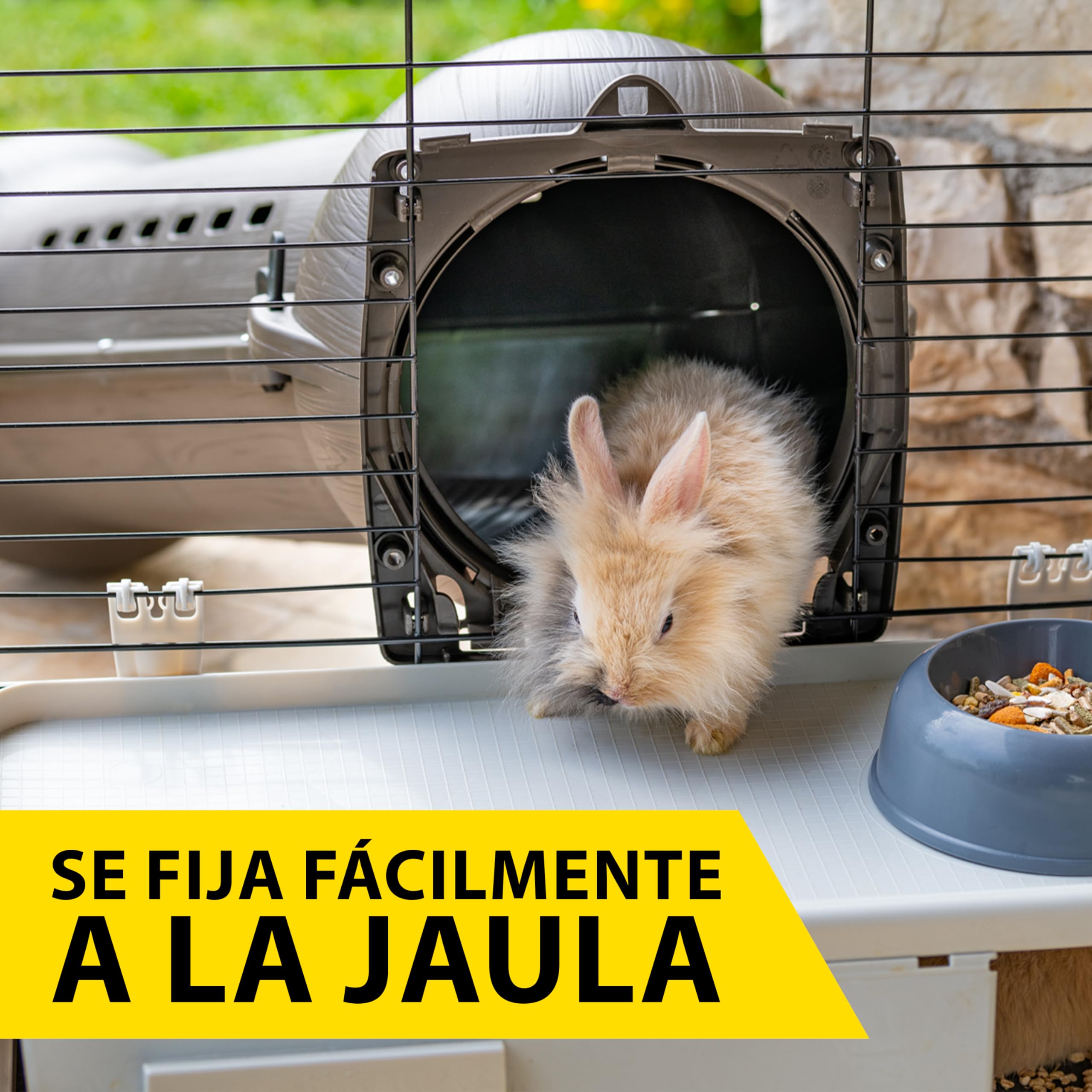 Ferplast Conjunto Completo de túneles modulares para Conejos y cobayas METRÒ Kit, Sistema de conexión para hábitats y jaulas con Accesorios Metrò incluidos.