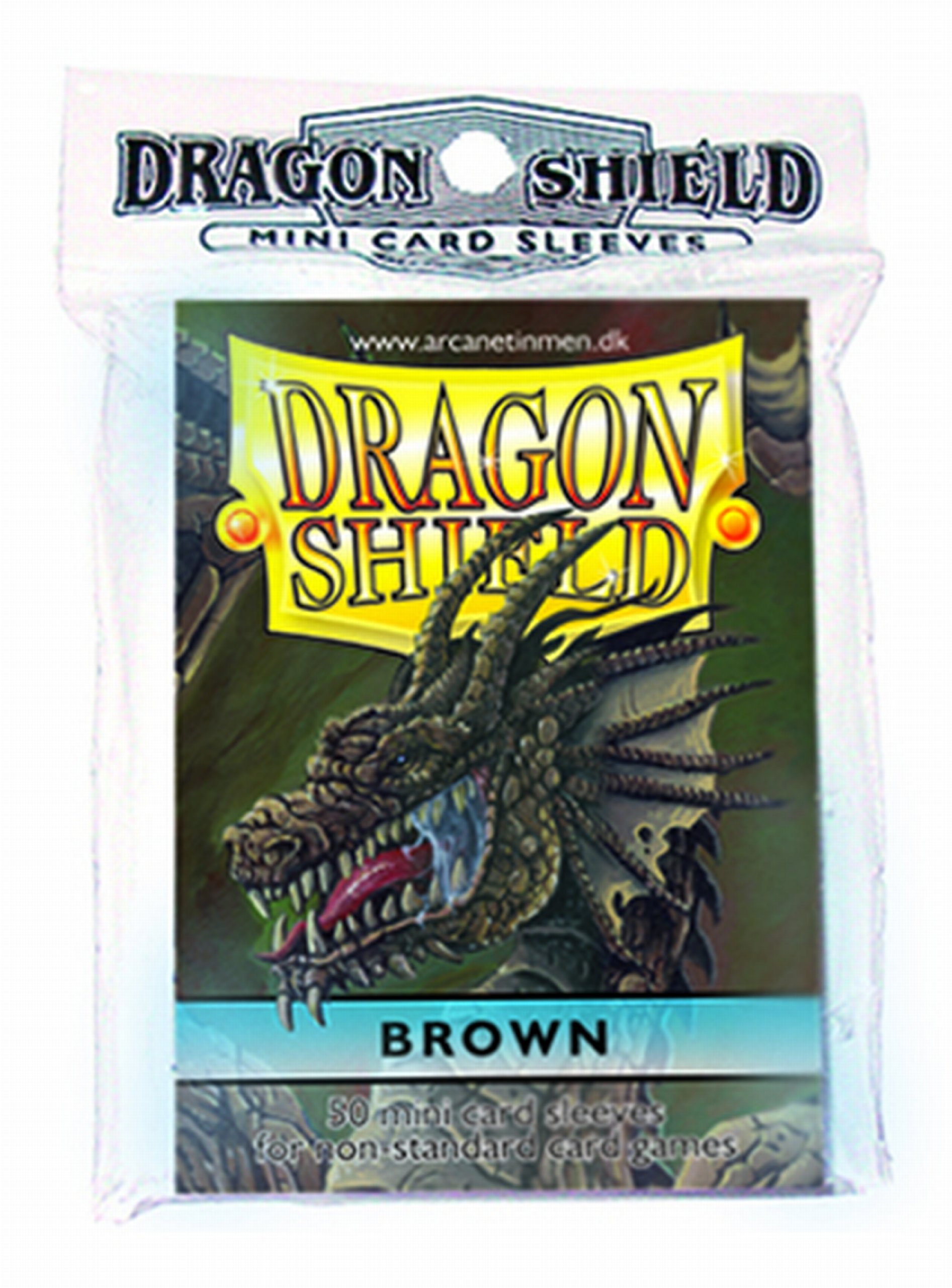 Dragon Shield Sleeves Pack (50 Sleeves, Small, Brown)