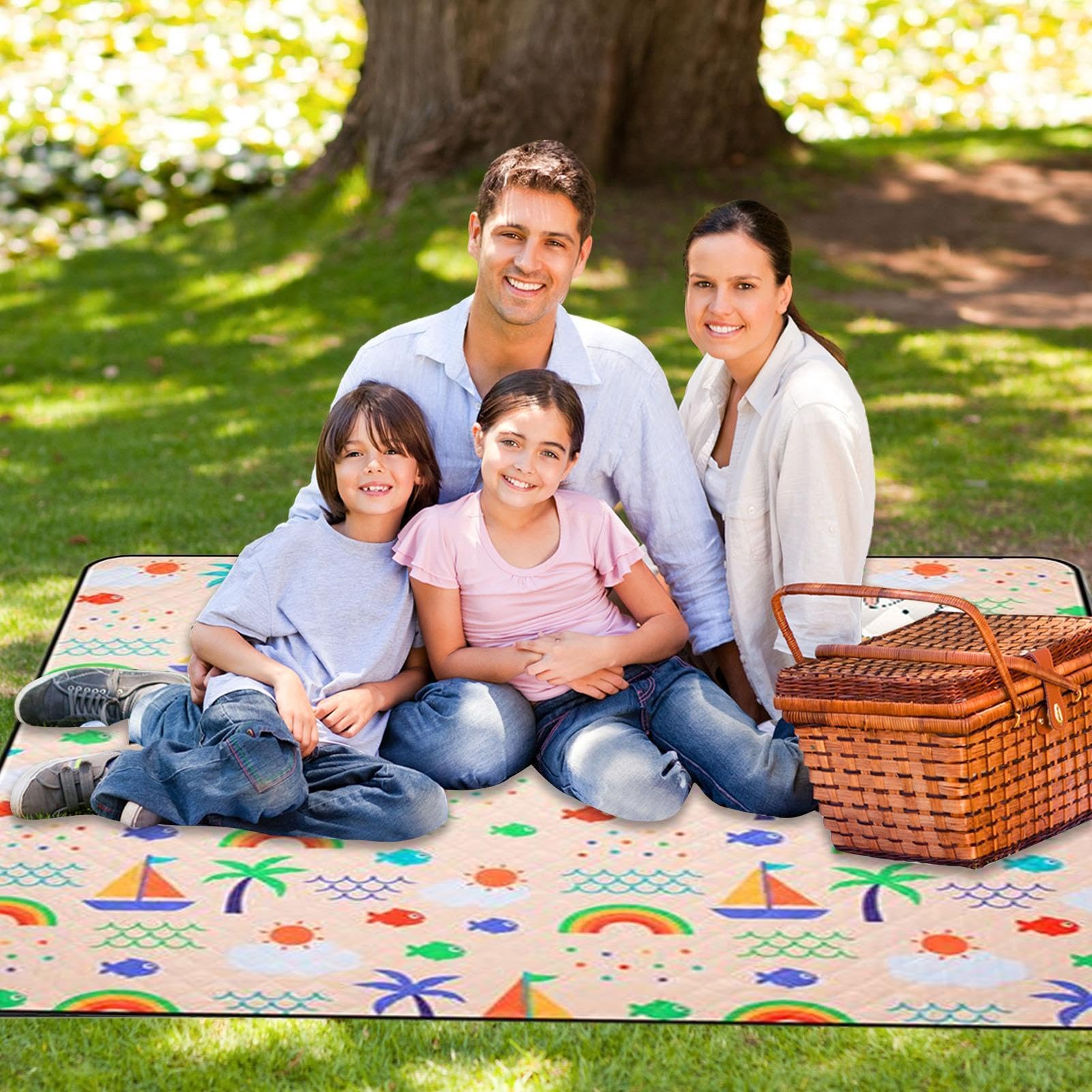 Tappeti da picnic coperte da picnic impermeabili e impermeabili per | Coperta di sabbia impermeabile leggera per spiaggia, campeggio