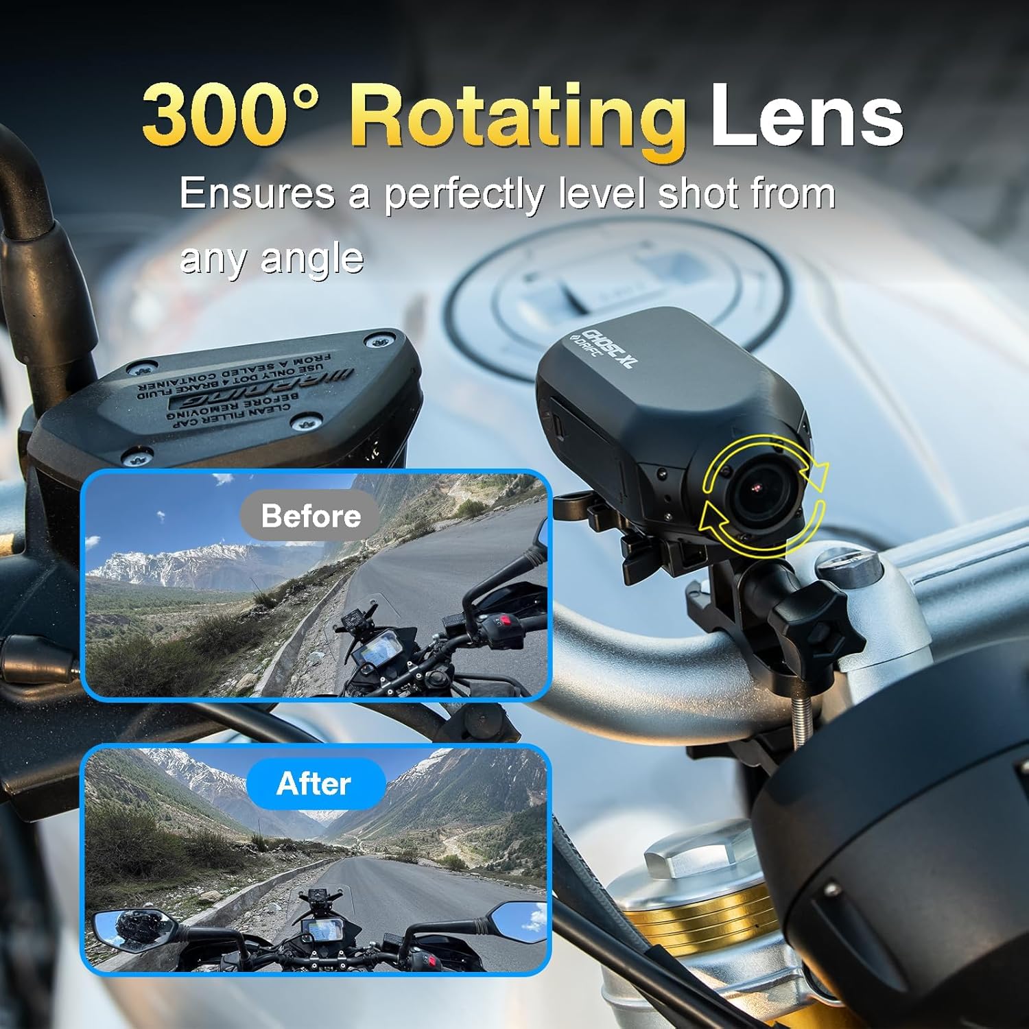 Amazon.com: Drift Ghost XL Pro 4K Action Camera for Motorcycle
