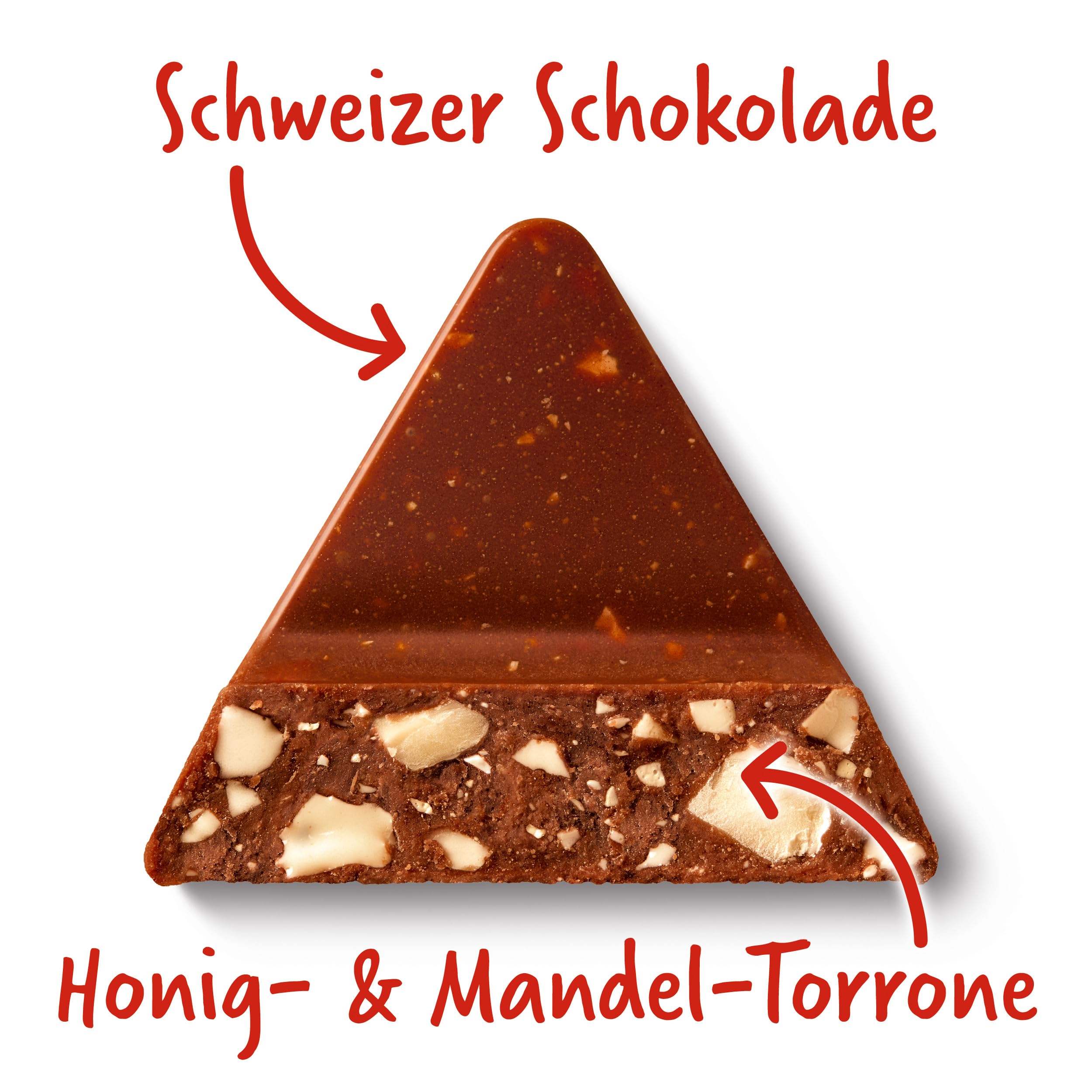 Toblerone Vollmilchschokolade mit Honig & Mandelnougat, 20 x 100 g