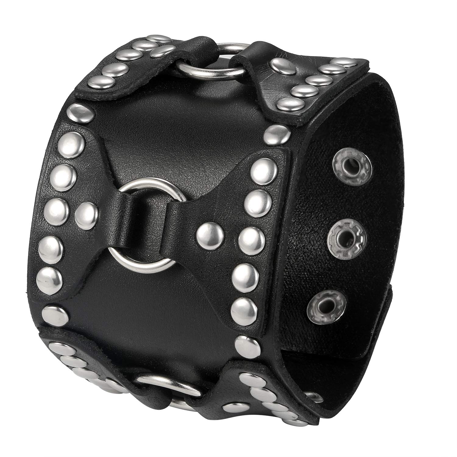 JewelryWe Schmuck Herren-Ring, Klassiker Retro Charm Schnitz