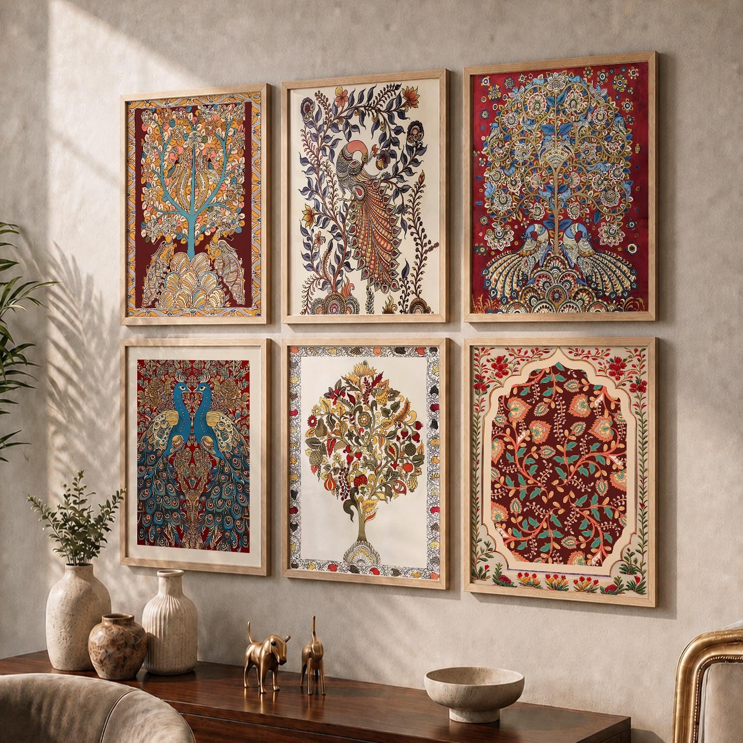 Kotart Madhubani Wall Art - Framed Paintings -7 Kotart Madhubani Wall Art - Framed Paintings -7