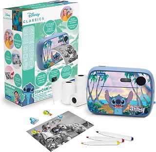Lexibook, Stitch, StarCAM Print Kamera, DJ150DLXB