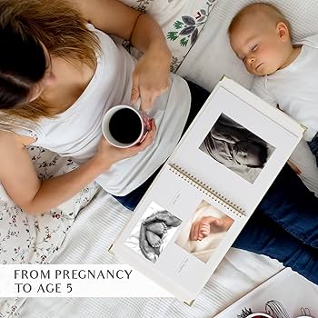 Keepsake Baby Memory Book To Record Every Event From Birth To Age 5