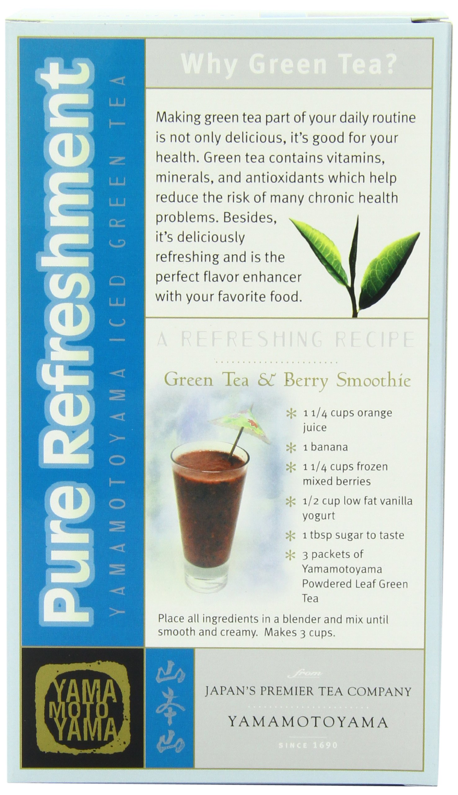 Yamamotoyama Iced Green Tea, Unsweetened, 0.8 oz