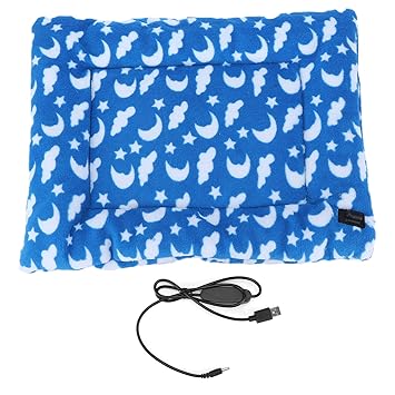 Puppy Warming Mat, Heating Blanket for Puppies Warming Blanket Soft Fluff for Baby Dogs for Travel(35 * 45)