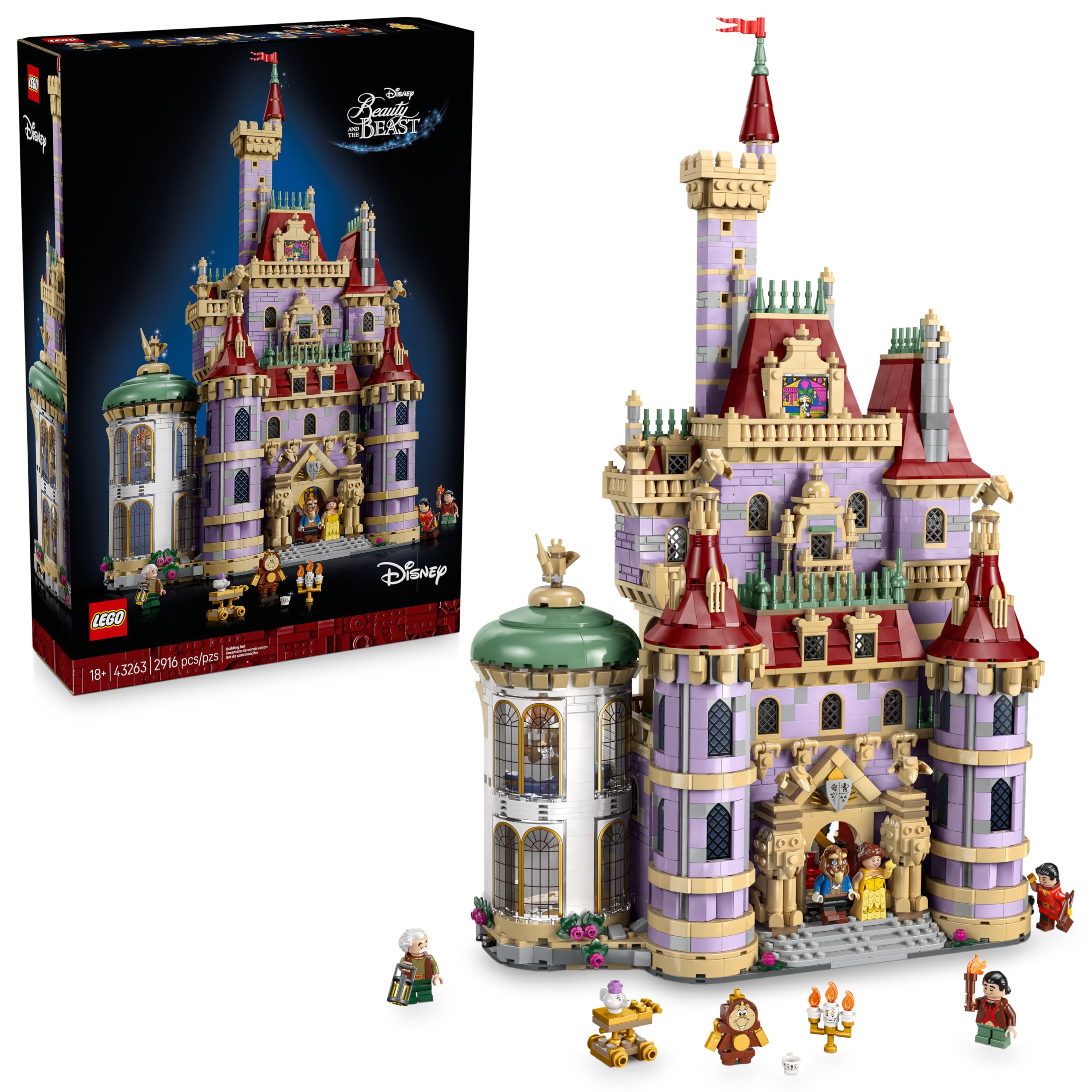 キングダム1~66 LEGO Disney Princess Castelo de a Bela e a Fera 43263 | Amazon.com.br
