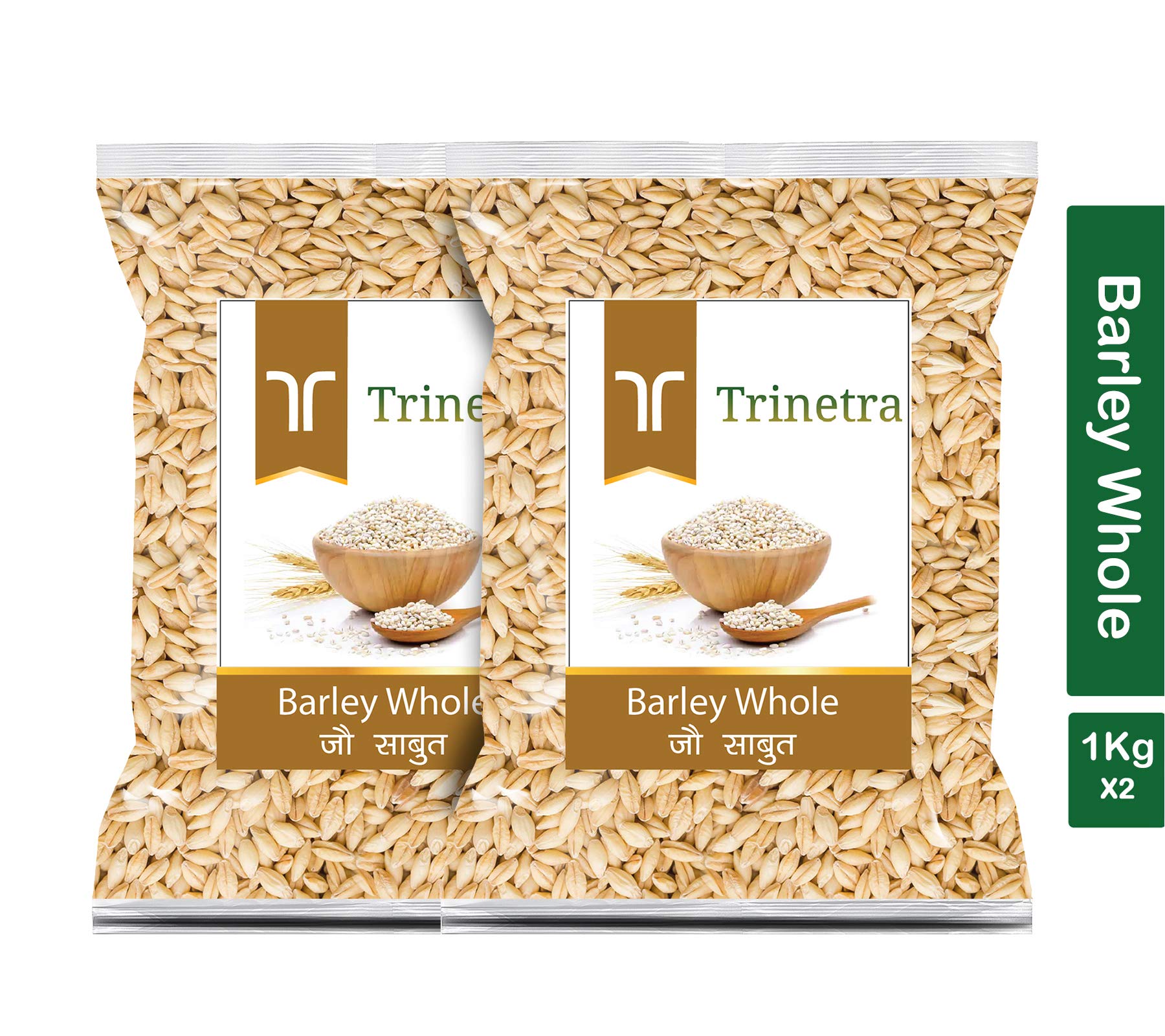 Trinetra Jau Sabut (Barley Whole Grain)| 1 Kg Each (Pack of 2)| COMBO OFFER| With Fibre, Vitamins & Minerals| For Weight Loss & Improves Digestion| Rich in Nutrients| Heart Healthy (B08SWDSKMH) Amazon Price History, Amazon Price Tracker