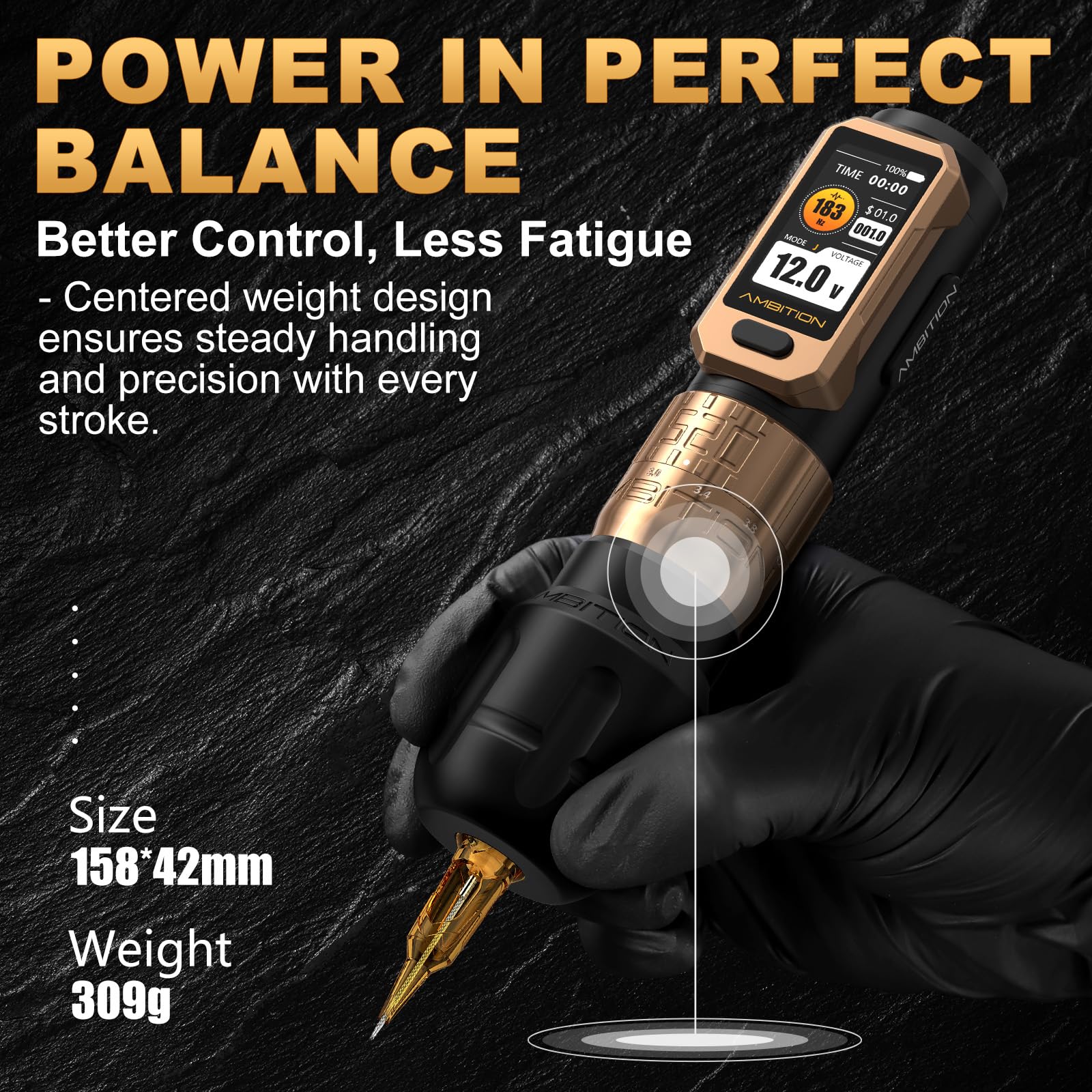 Amazon.com: Ambition Soldier Pro 520 Tattoo Gun, Wireless Rotary
