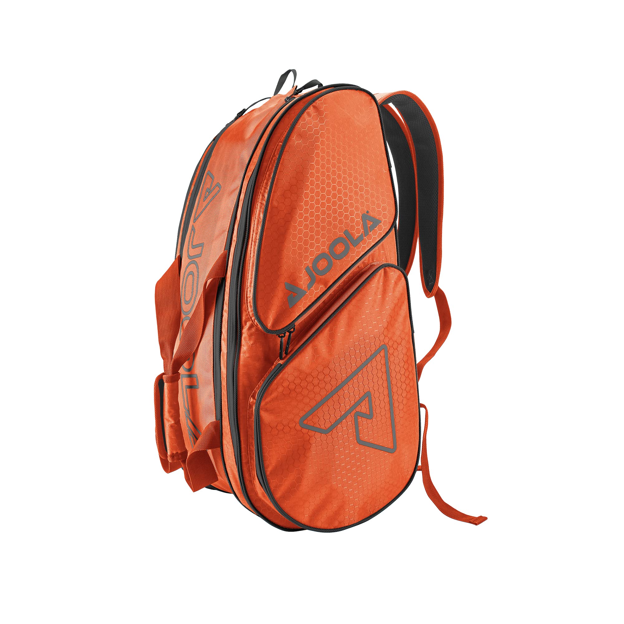 JOOLA Tour Elite Pro Pickleball Bag โ Backpack & Duffle Bag for Paddles & Pickleball Accessories โ Thermal Insulated Pockets Hold 4+ Paddles - Includes Fence Hook Orange/Gray โ image 1