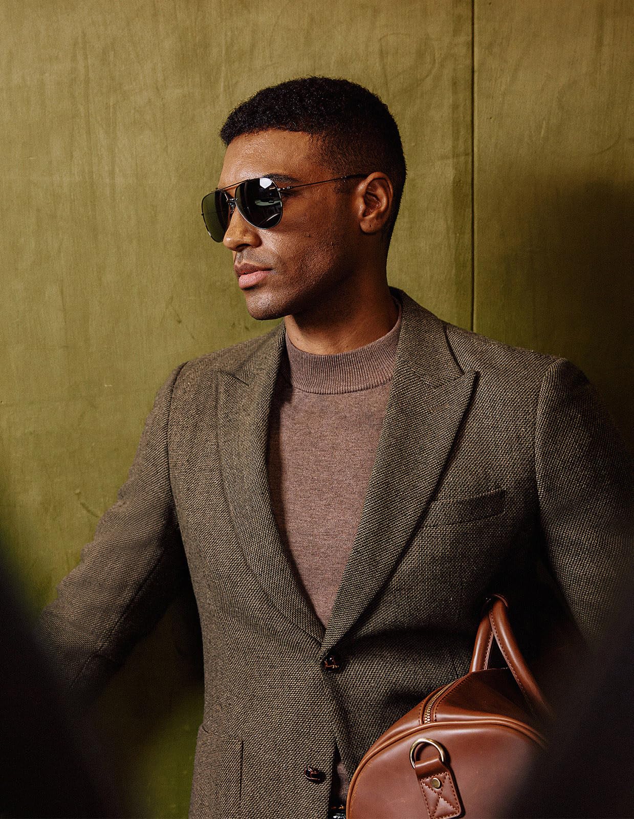 PJ PAUL JONES Sakko - Giacca da uomo sportiva, vestibilità normale, in lana Tweed British Blazer, stile moderno, per uomo