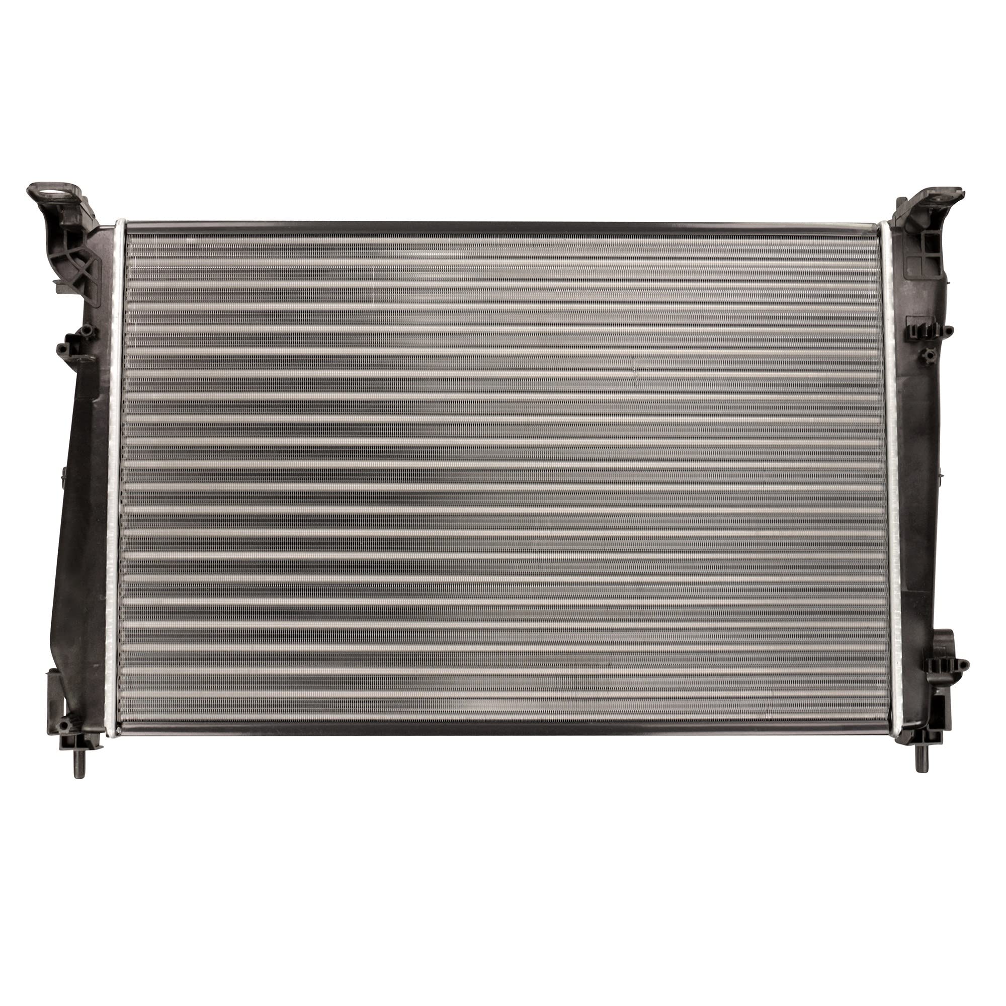 1x Radiatore acqua motore con accessori | Compatibile con: ABARTH GRANDE PUNTO, PUNTO, PUNTO EVO, ALFA ROMEO MITO, FIAT BRAVO II, DOBLO Bus, DOBLO Cargo
