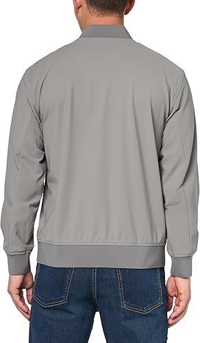 Theory Men's Murphy Jacket in Precision Ponte, Soft Grey