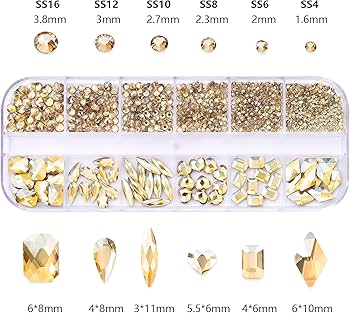 ネイルパーツ【約1130個入り 12種類】 ラインストーン ガラスストーン Amazon.co.jp: ネイルパーツ【約1130個入り 12種類】 ラインストーン