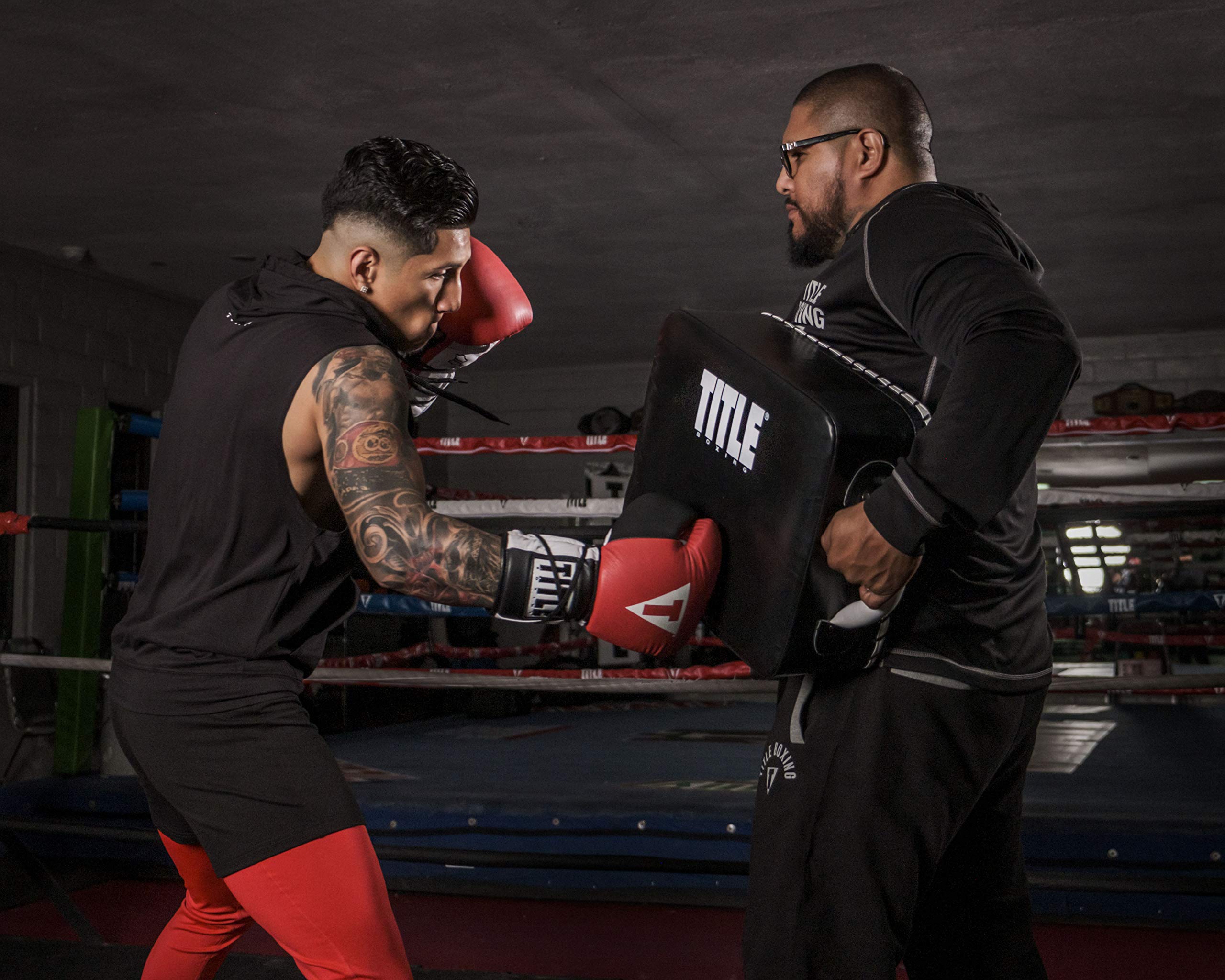 Title Square Punch & Kick Shield - Punch Shield, Boxing Coaching Tool, Muay Thai Pad